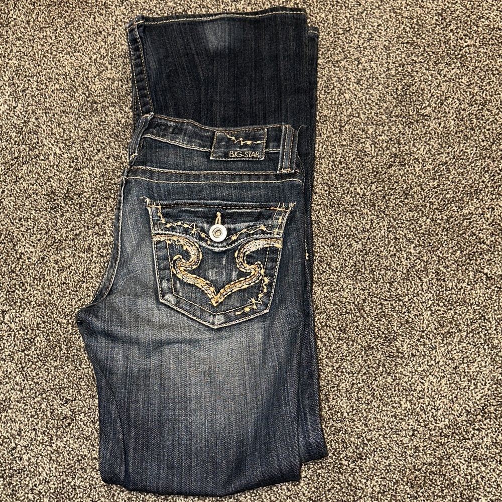Big Star Women's Dark Blue Boot Cut Jeans
